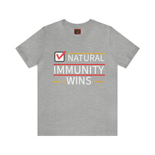 Load image into Gallery viewer, NATURAL IMMUNITY WINS CHECKED TEE