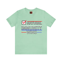 Load image into Gallery viewer, NATURAL IMMUNITY WINS CHECKED TEE