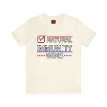 Load image into Gallery viewer, NATURAL IMMUNITY WINS CHECKED TEE