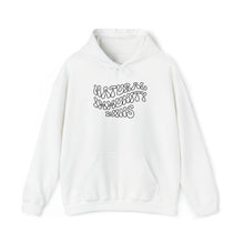 Load image into Gallery viewer, NATURAL IMMUNITY WINS WHITE LETTER GROOVY HOODIE