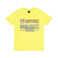 Load image into Gallery viewer, NATURAL IMMUNITY WINS CHECKED TEE