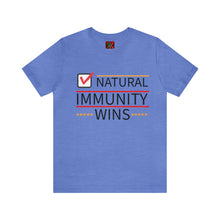 Load image into Gallery viewer, NATURAL IMMUNITY WINS CHECKED TEE