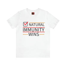 Load image into Gallery viewer, NATURAL IMMUNITY WINS CHECKED TEE