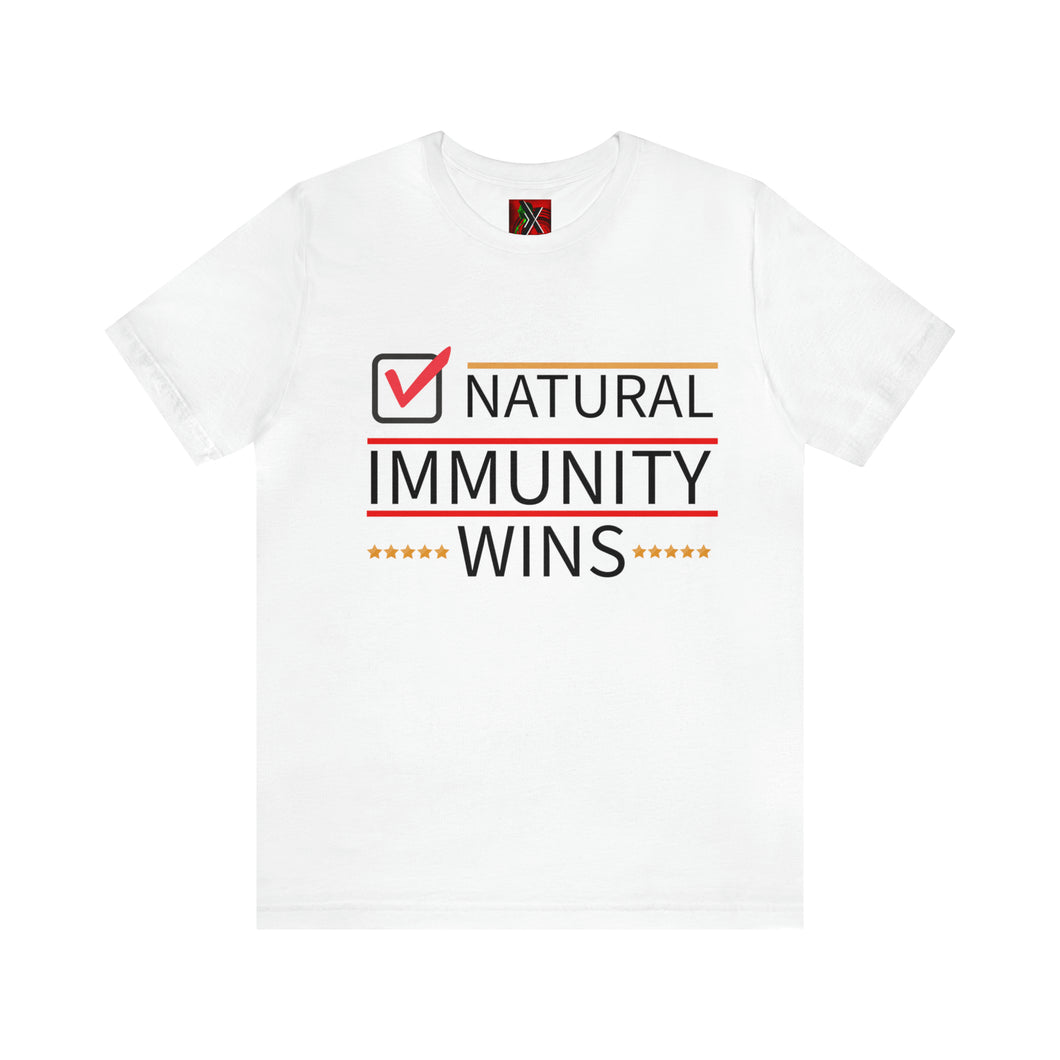 NATURAL IMMUNITY WINS CHECKED TEE