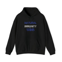 Load image into Gallery viewer, NATURAL IMMUNITY WINS 002 HOODIE