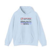 Load image into Gallery viewer, NATURAL IMMUNITY WINS CHECKED HOODIE