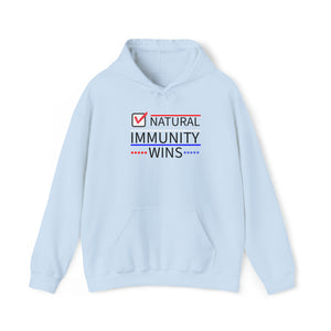 NATURAL IMMUNITY WINS CHECKED HOODIE