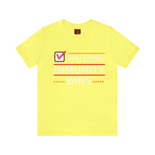 Load image into Gallery viewer, NATURAL IMMUNITY WINS CHECKED TEE