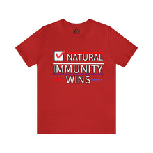 Load image into Gallery viewer, NATURAL IMMUNITY WINS CHECKED TEE