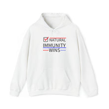 Load image into Gallery viewer, NATURAL IMMUNITY WINS CHECKED HOODIE