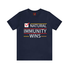 Load image into Gallery viewer, NATURAL IMMUNITY WINS CHECKED TEE