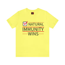 Load image into Gallery viewer, NATURAL IMMUNITY WINS CHECKED TEE