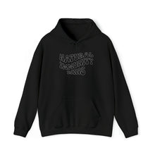 Load image into Gallery viewer, NATURAL IMMUNITY WINS BLACK LETTER GROOVY HOODIE