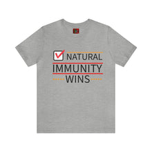 Load image into Gallery viewer, NATURAL IMMUNITY WINS CHECKED TEE