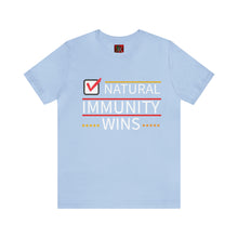 Load image into Gallery viewer, NATURAL IMMUNITY WINS CHECKED TEE