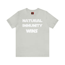 Load image into Gallery viewer, WHITE LETTER, S/W THEMED NATURAL IMMUNITY TEE