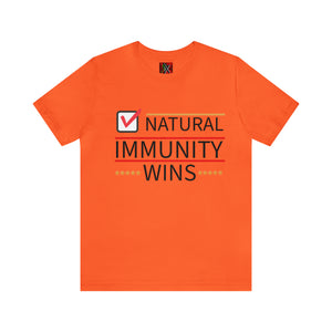 NATURAL IMMUNITY WINS CHECKED TEE