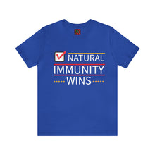 Load image into Gallery viewer, NATURAL IMMUNITY WINS CHECKED TEE