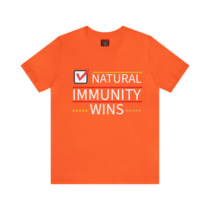 NATURAL IMMUNITY WINS CHECKED TEE