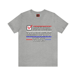 NATURAL IMMUNITY WINS CHECKED TEE