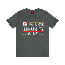 Load image into Gallery viewer, NATURAL IMMUNITY WINS CHECKED TEE