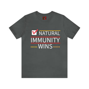 NATURAL IMMUNITY WINS CHECKED TEE