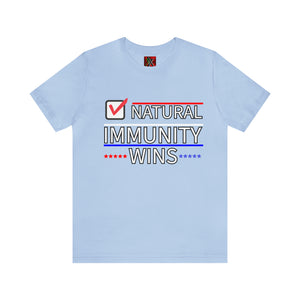 NATURAL IMMUNITY WINS CHECKED TEE