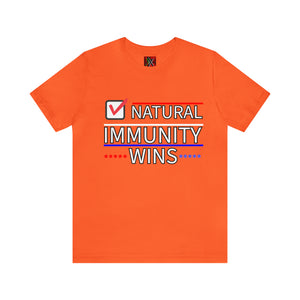 NATURAL IMMUNITY WINS CHECKED TEE