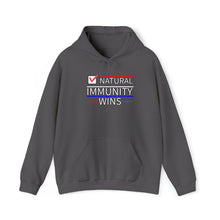 Load image into Gallery viewer, NATURAL IMMUNITY WINS CHECKED HOODIE