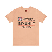 Load image into Gallery viewer, NATURAL IMMUNITY WINS CHECKED TEE