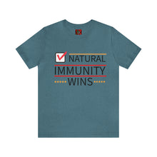 Load image into Gallery viewer, NATURAL IMMUNITY WINS CHECKED TEE