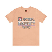 Load image into Gallery viewer, NATURAL IMMUNITY WINS CHECKED TEE