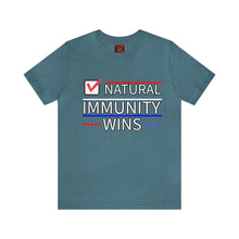 Load image into Gallery viewer, NATURAL IMMUNITY WINS CHECKED TEE