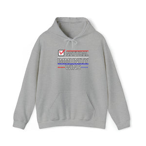 NATURAL IMMUNITY WINS CHECKED HOODIE