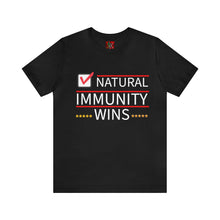 Load image into Gallery viewer, NATURAL IMMUNITY WINS CHECKED TEE