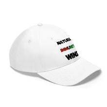 Load image into Gallery viewer, NATURAL IMMUNITY WINS HAT (RED, BLACK &amp; GREEN) PRINT