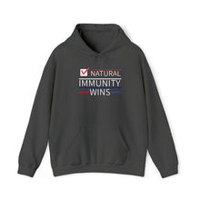 Load image into Gallery viewer, NATURAL IMMUNITY WINS CHECKED HOODIE