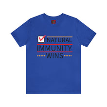 Load image into Gallery viewer, NATURAL IMMUNITY WINS CHECKED TEE