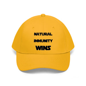 NATURAL IMMUNITY WINS HAT (BLACK) PRINT